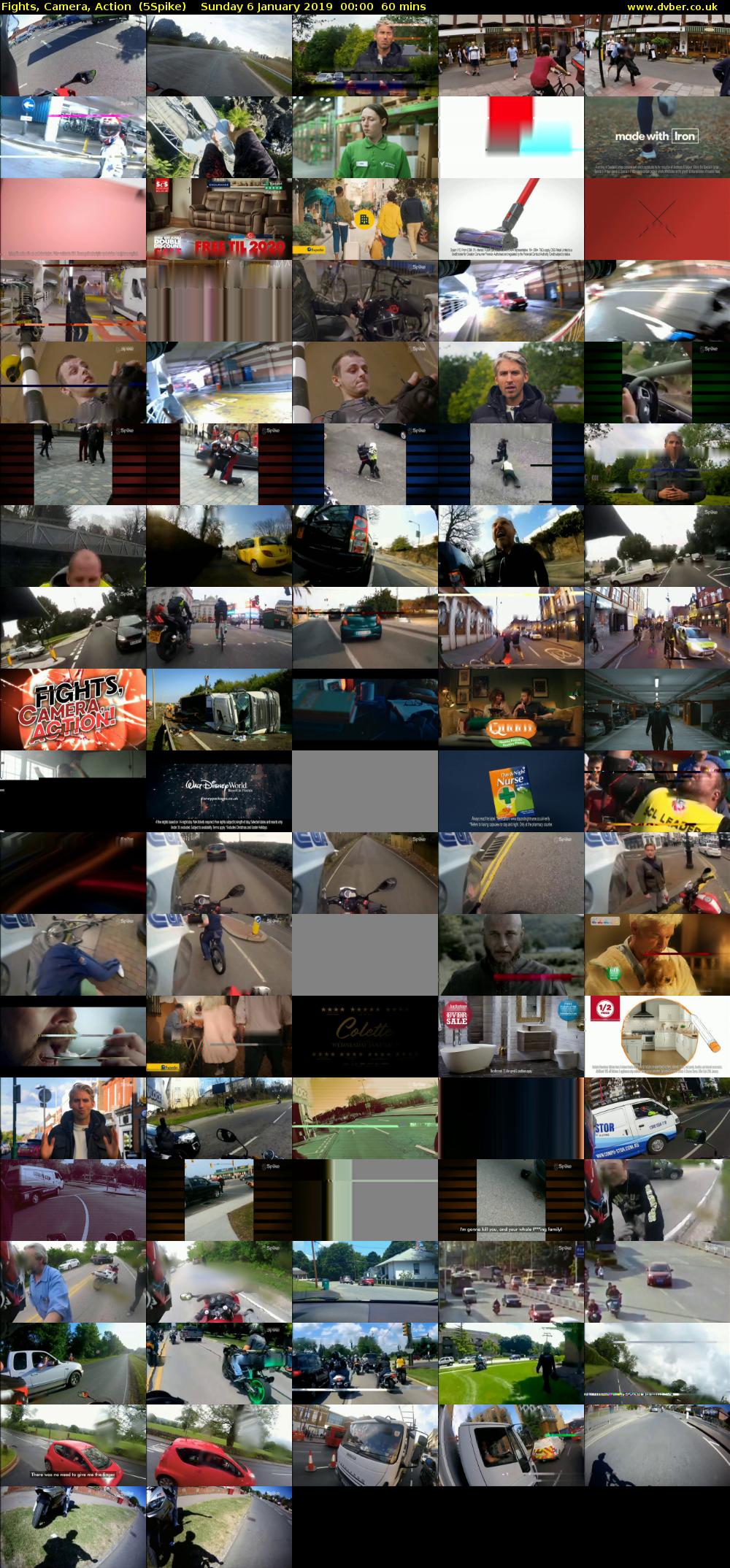 Fights, Camera, Action  (5Spike) Sunday 6 January 2019 00:00 - 01:00