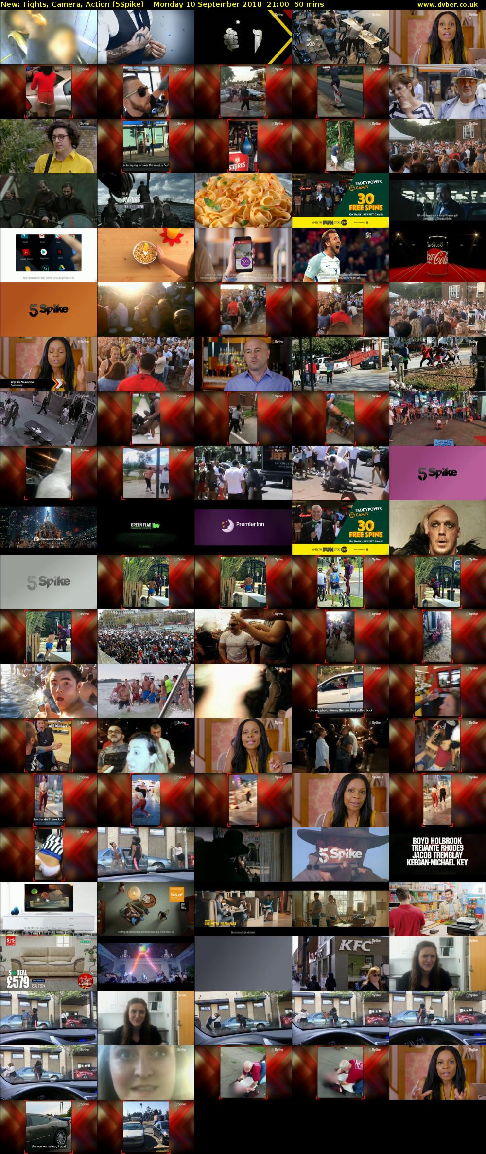 Fights, Camera, Action (5Spike) Monday 10 September 2018 21:00 - 22:00