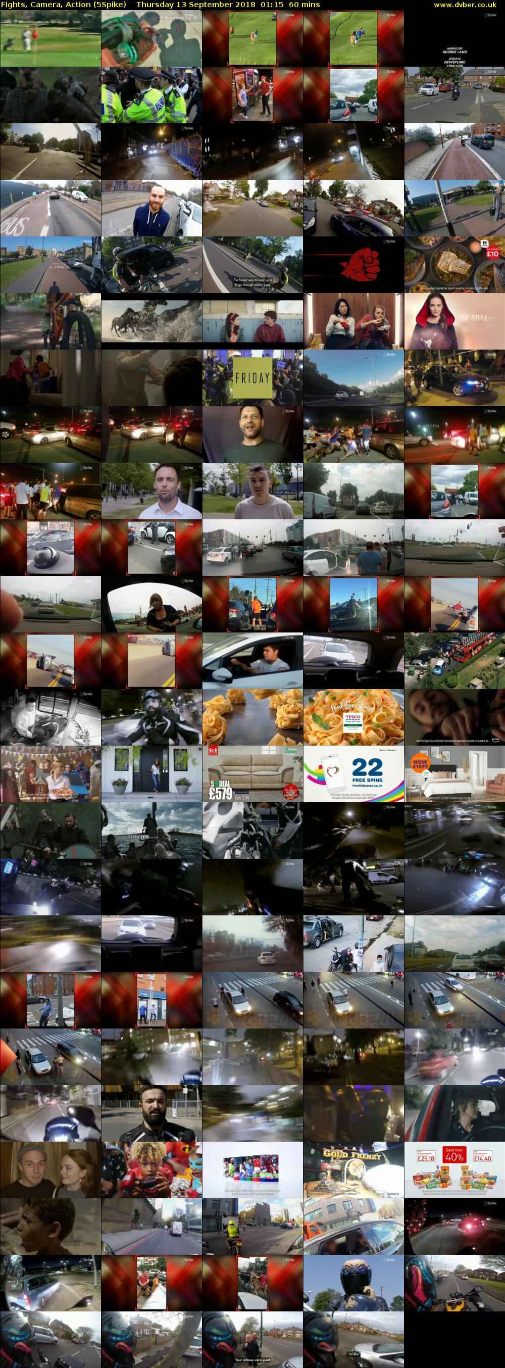 Fights, Camera, Action (5Spike) Thursday 13 September 2018 01:15 - 02:15