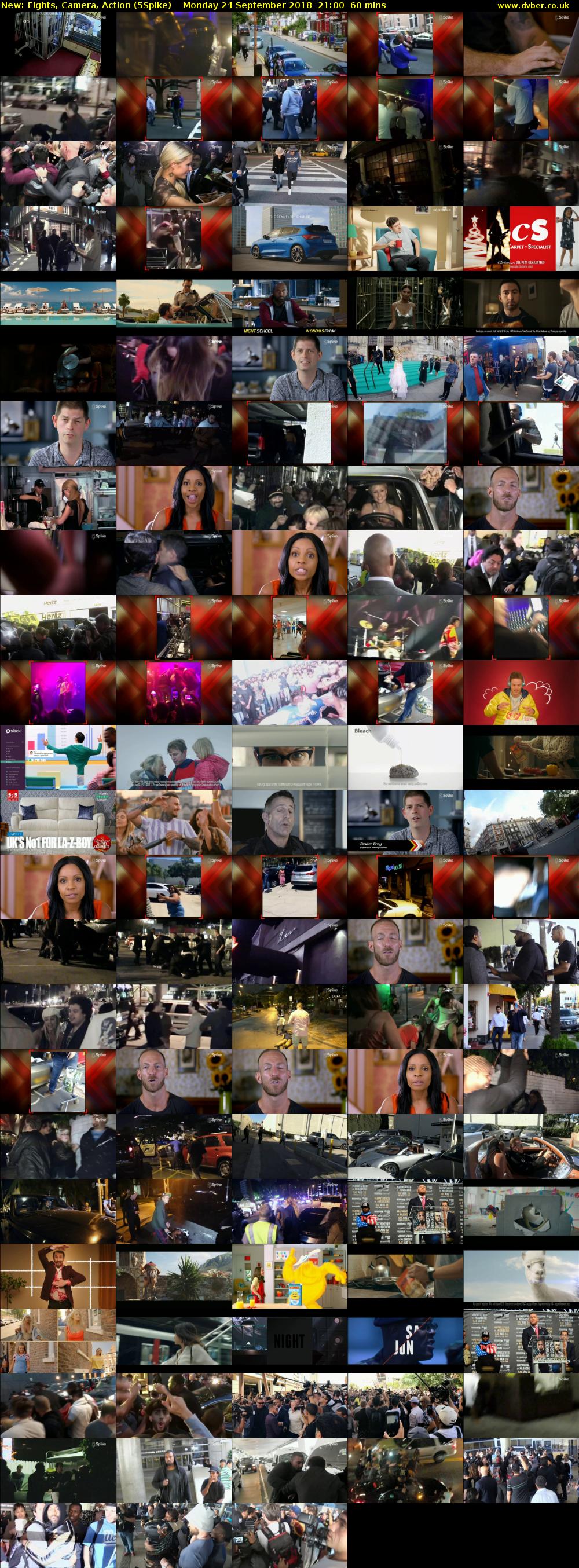 Fights, Camera, Action (5Spike) Monday 24 September 2018 21:00 - 22:00