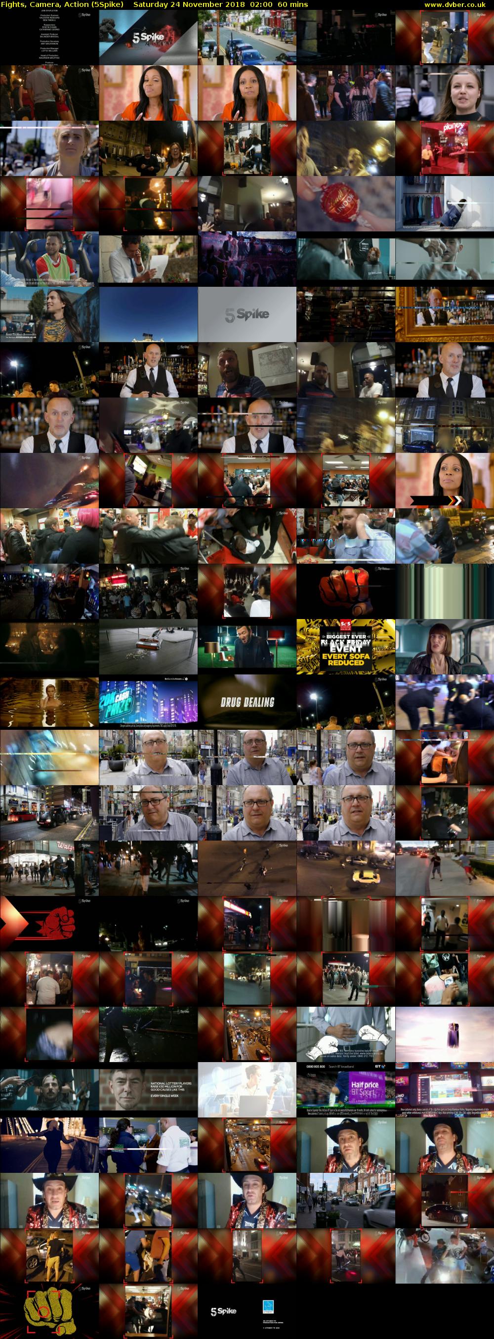 Fights, Camera, Action (5Spike) Saturday 24 November 2018 02:00 - 03:00