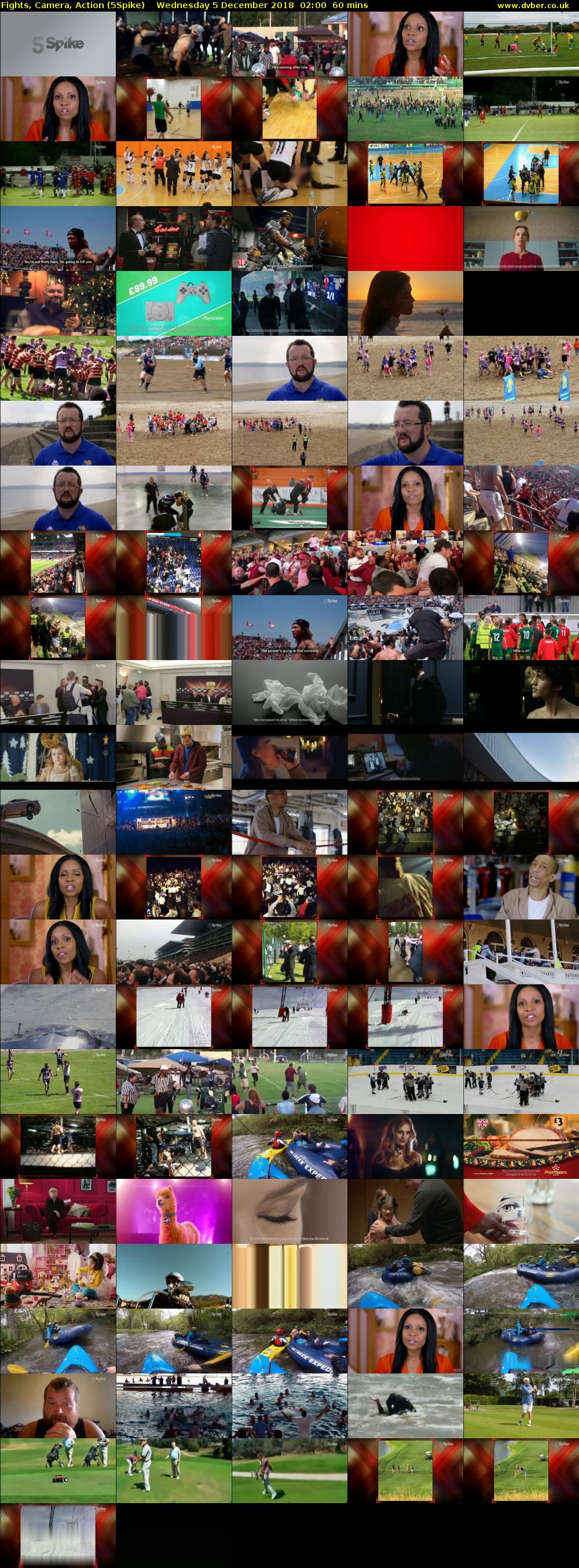 Fights, Camera, Action (5Spike) Wednesday 5 December 2018 02:00 - 03:00