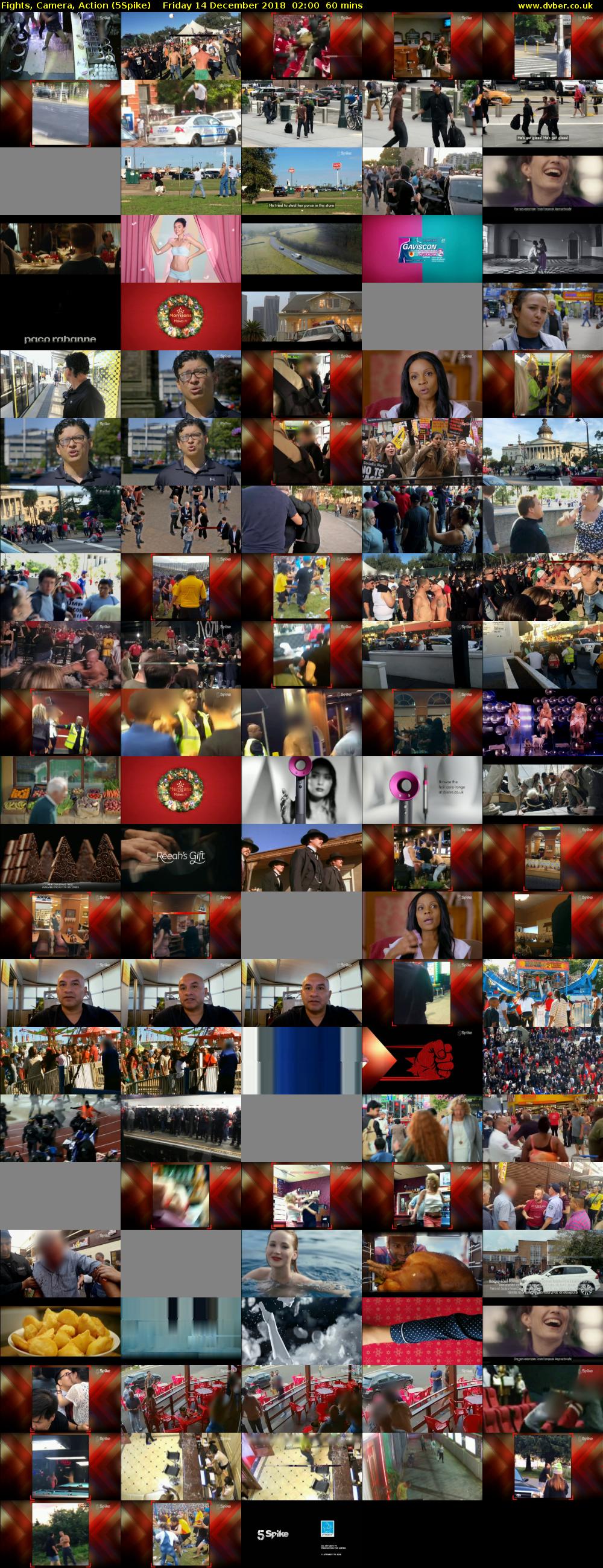 Fights, Camera, Action (5Spike) Friday 14 December 2018 02:00 - 03:00