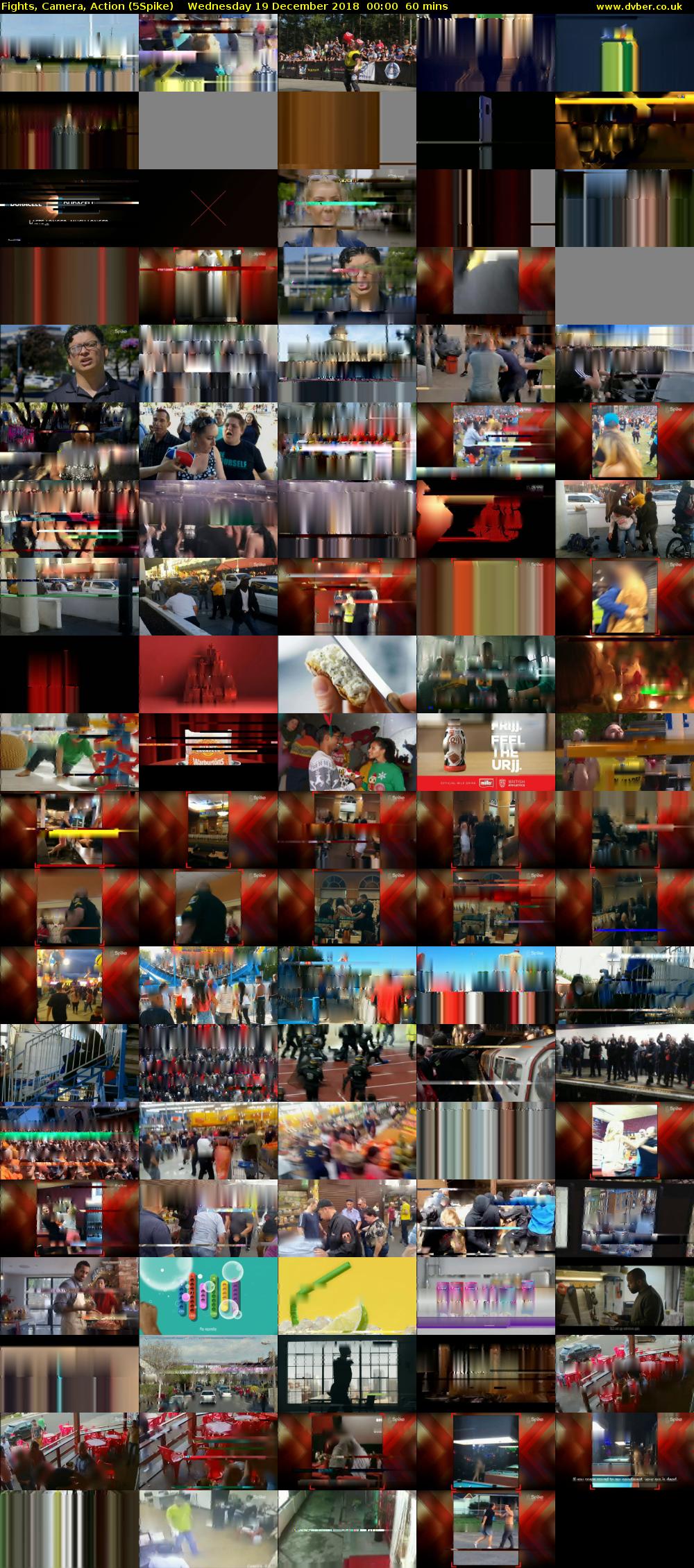 Fights, Camera, Action (5Spike) Wednesday 19 December 2018 00:00 - 01:00
