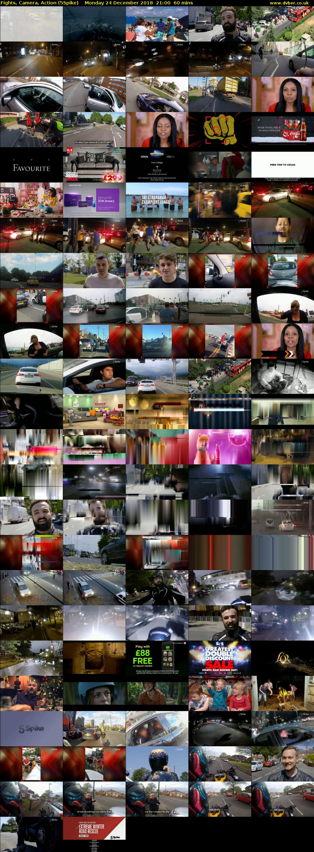 Fights, Camera, Action (5Spike) Monday 24 December 2018 21:00 - 22:00