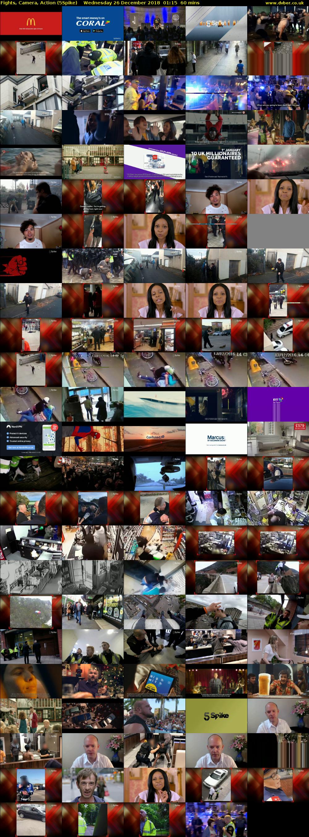 Fights, Camera, Action (5Spike) Wednesday 26 December 2018 01:15 - 02:15