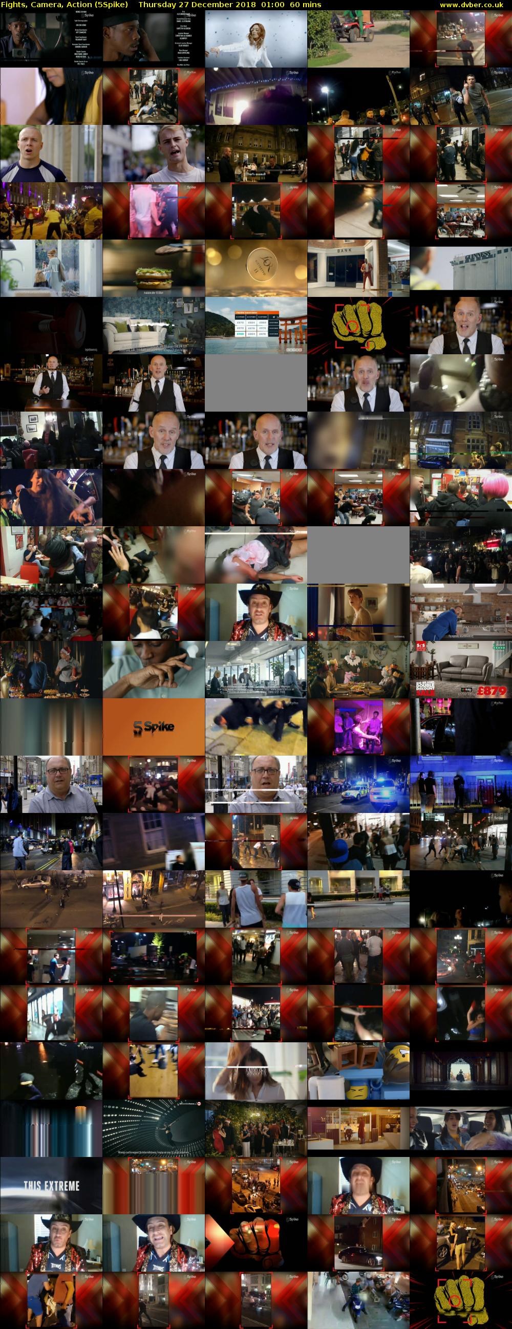 Fights, Camera, Action (5Spike) Thursday 27 December 2018 01:00 - 02:00