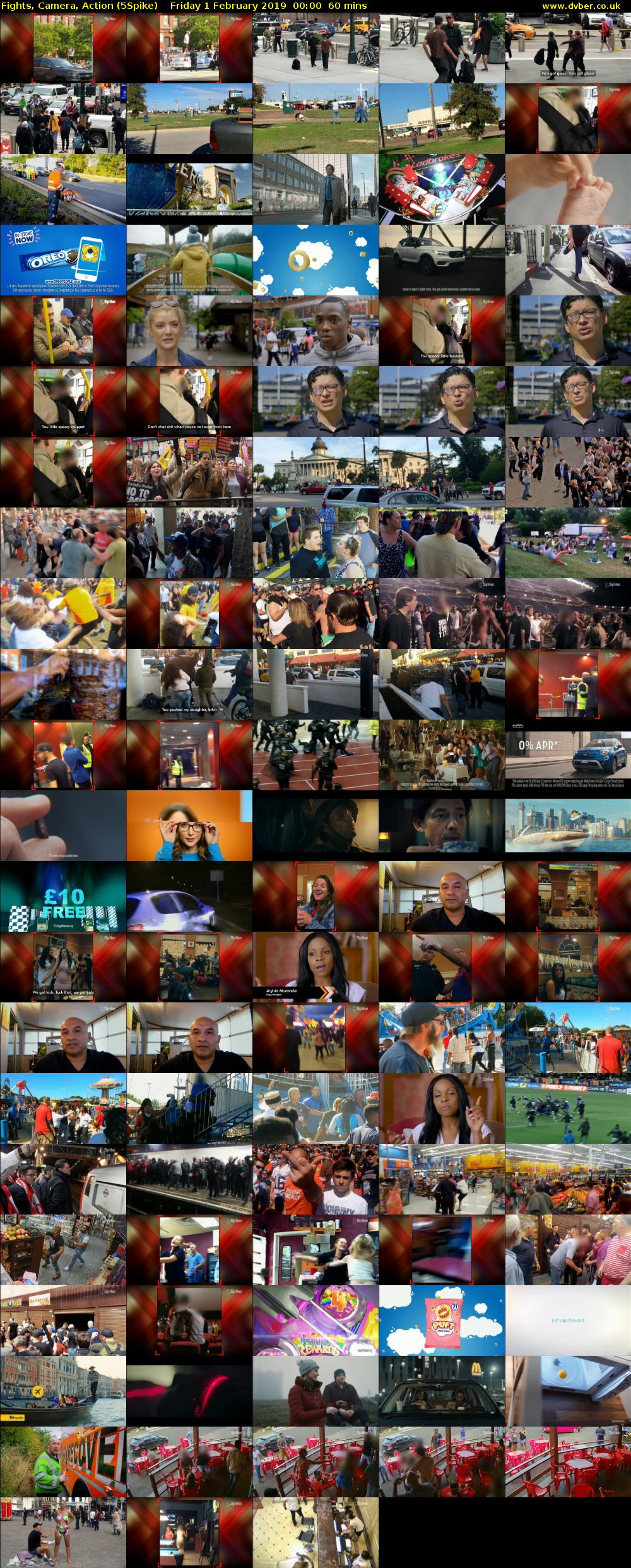 Fights, Camera, Action (5Spike) Friday 1 February 2019 00:00 - 01:00