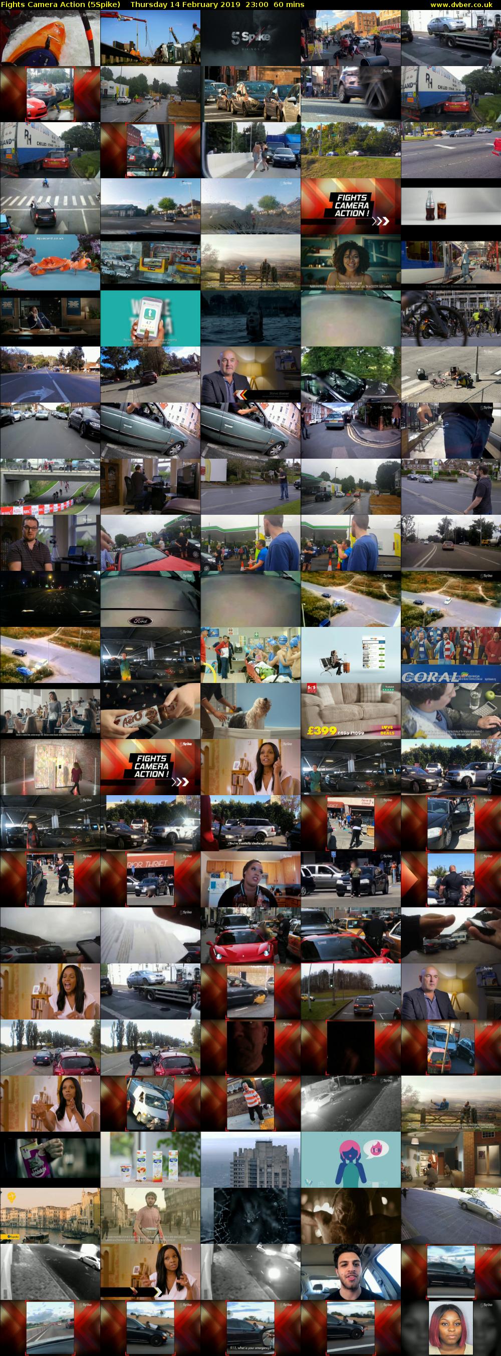 Fights Camera Action (5Spike) Thursday 14 February 2019 23:00 - 00:00
