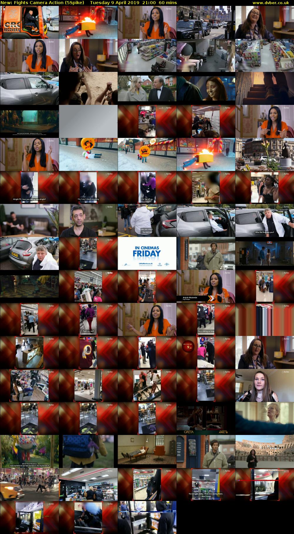Fights Camera Action (5Spike) Tuesday 9 April 2019 21:00 - 22:00