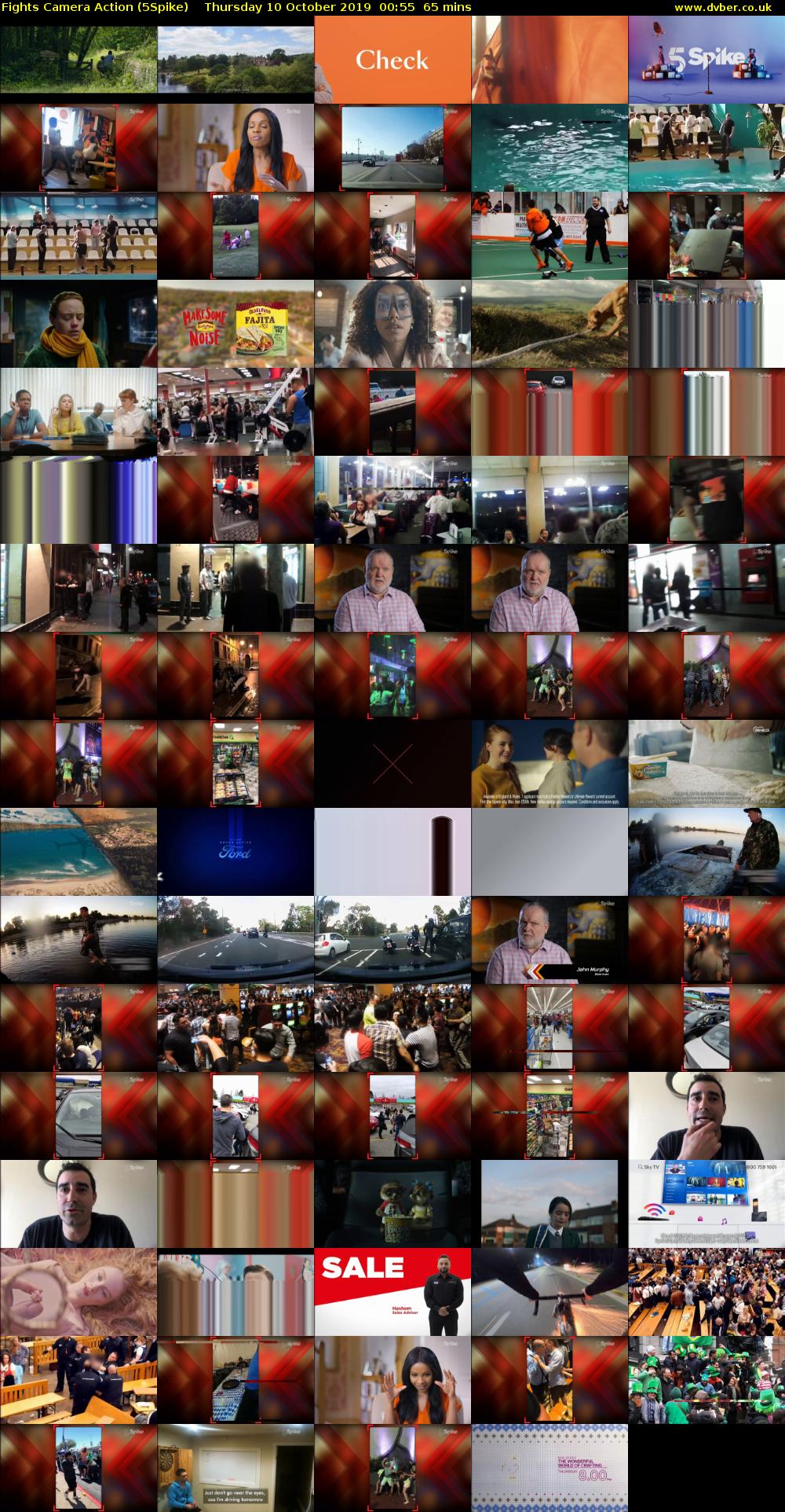 Fights Camera Action (5Spike) Thursday 10 October 2019 00:55 - 02:00