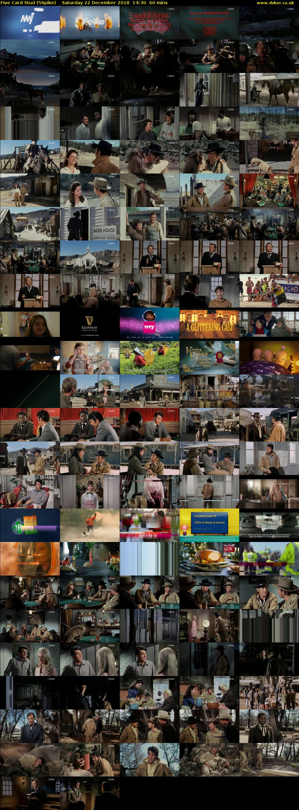 Five Card Stud (5Spike) Saturday 22 December 2018 14:30 - 15:30