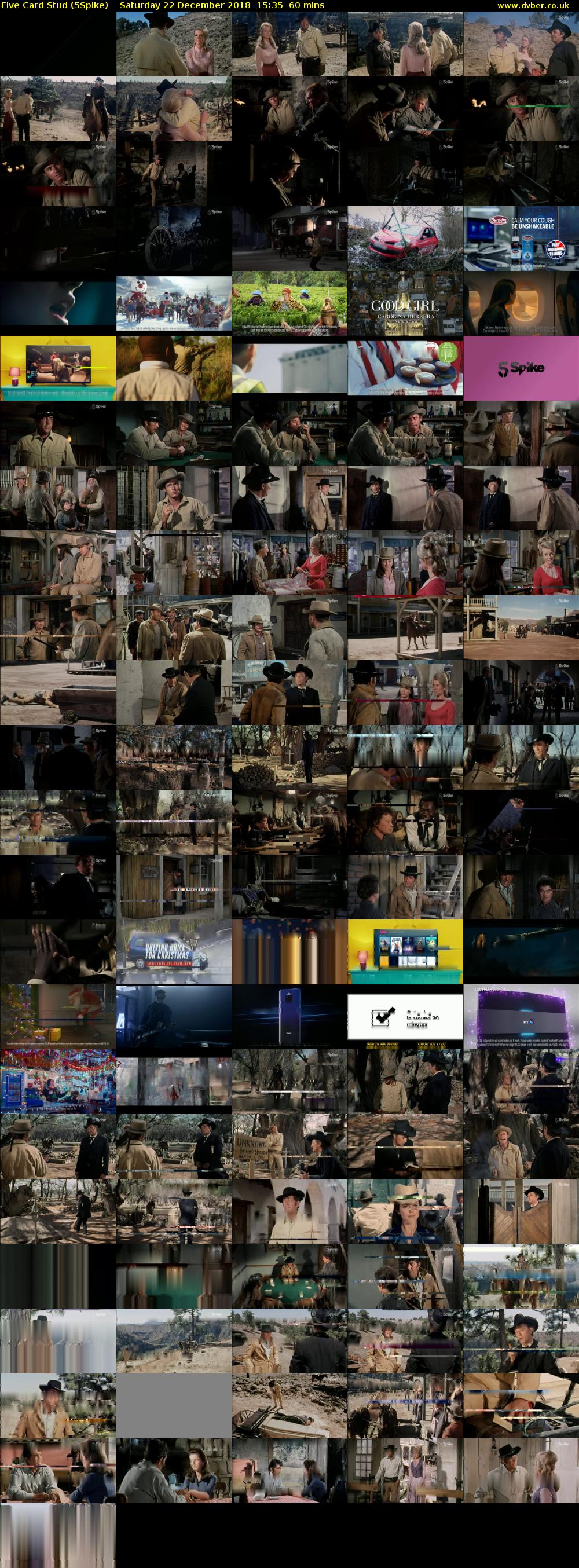 Five Card Stud (5Spike) Saturday 22 December 2018 15:35 - 16:35