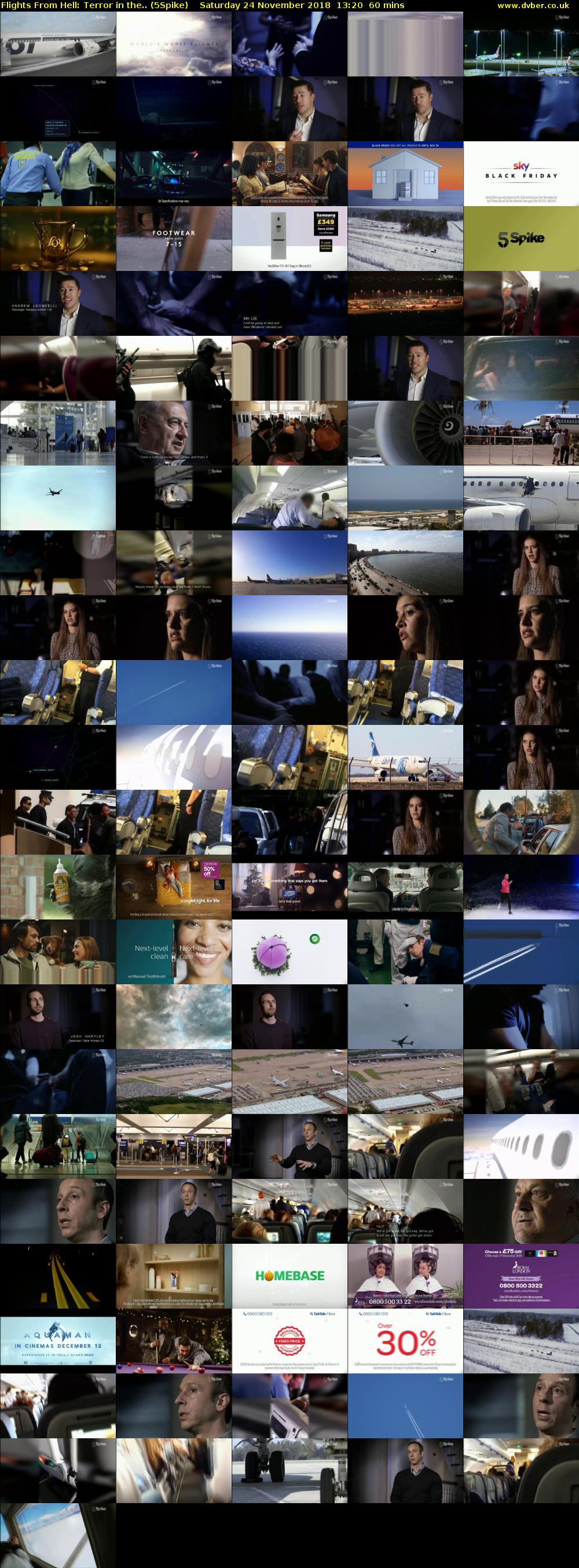 Flights From Hell: Terror in the.. (5Spike) Saturday 24 November 2018 13:20 - 14:20