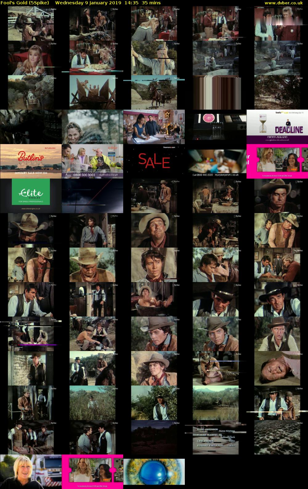 Fool's Gold (5Spike) Wednesday 9 January 2019 14:35 - 15:10