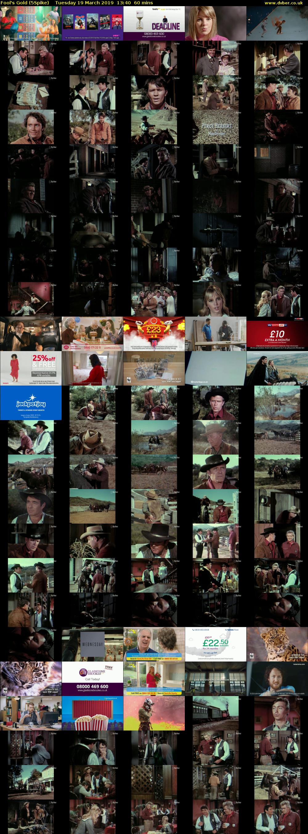 Fool's Gold (5Spike) Tuesday 19 March 2019 13:40 - 14:40
