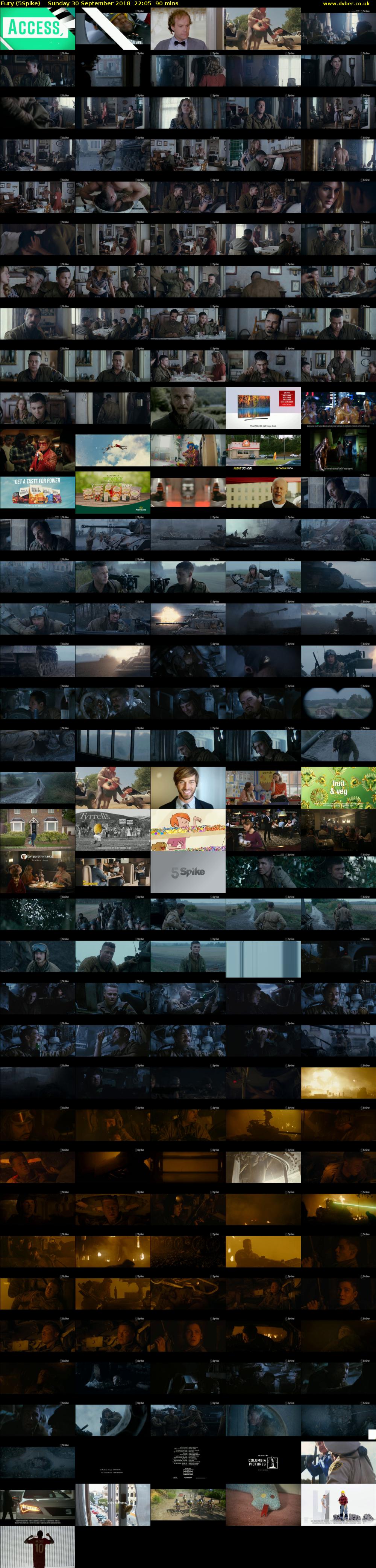 Fury (5Spike) Sunday 30 September 2018 22:05 - 23:35