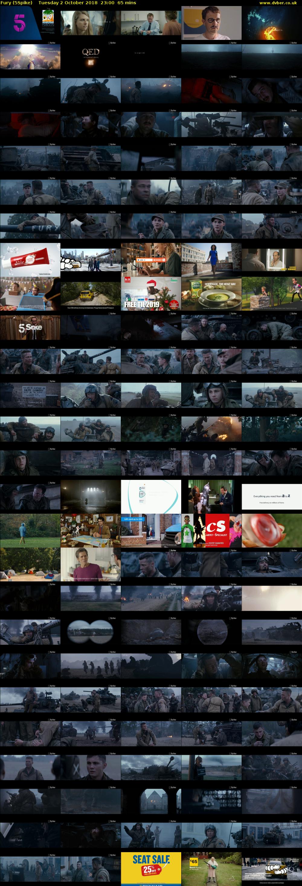 Fury (5Spike) Tuesday 2 October 2018 23:00 - 00:05