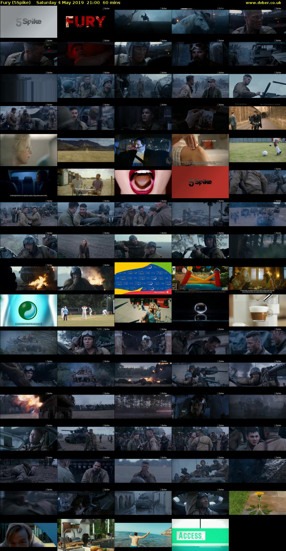 Fury (5Spike) Saturday 4 May 2019 21:00 - 22:00