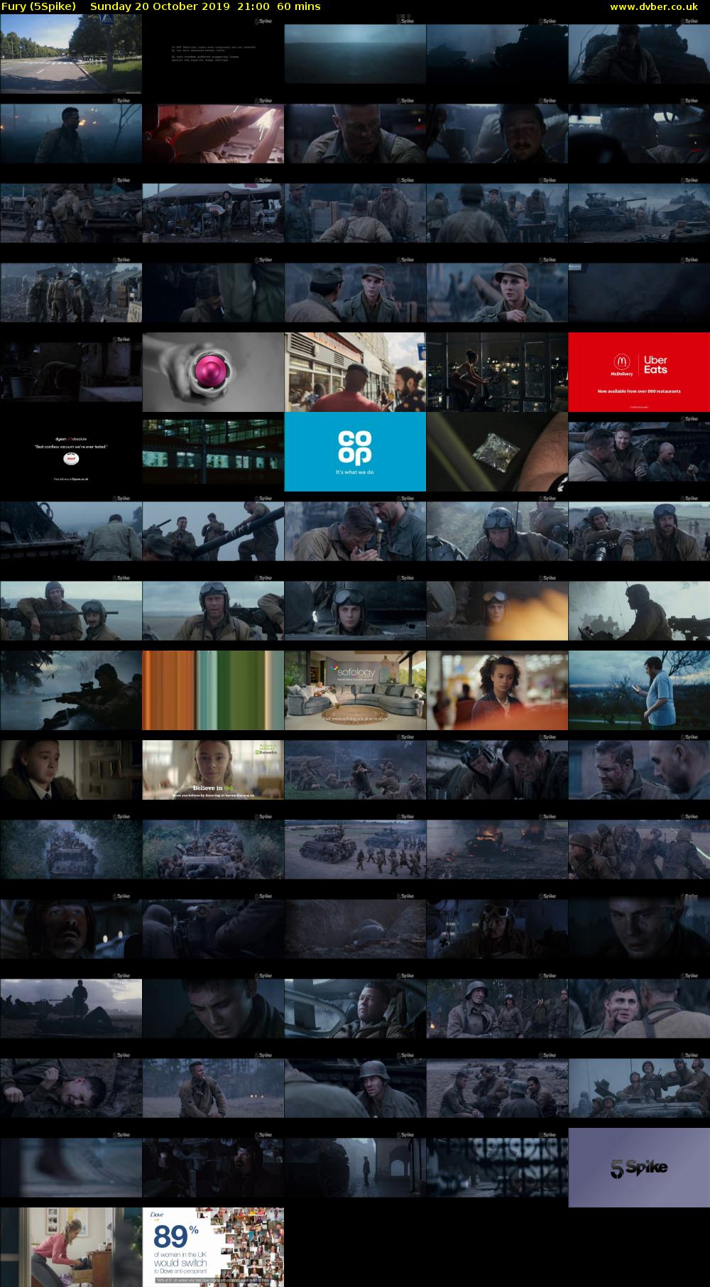 Fury (5Spike) Sunday 20 October 2019 21:00 - 22:00