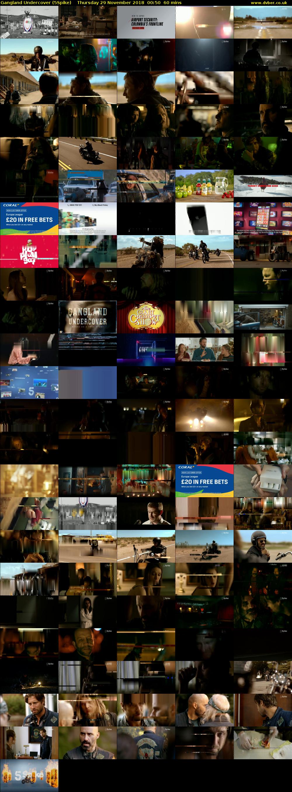 Gangland Undercover (5Spike) Thursday 29 November 2018 00:50 - 01:50