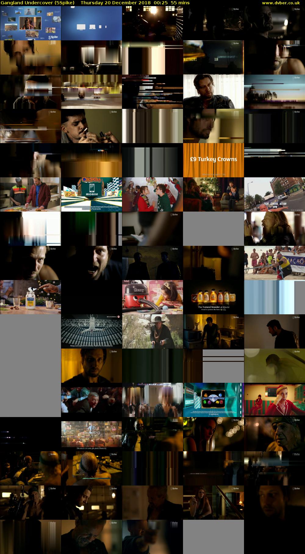 Gangland Undercover (5Spike) Thursday 20 December 2018 00:25 - 01:20