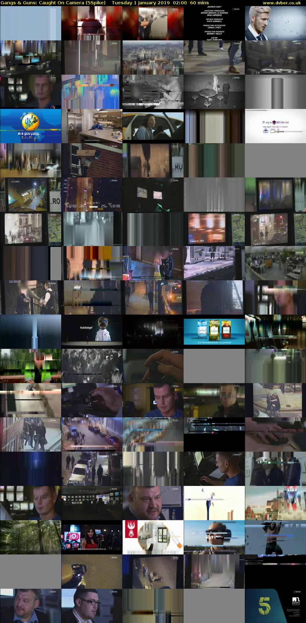 Gangs & Guns: Caught On Camera (5Spike) Tuesday 1 January 2019 02:00 - 03:00