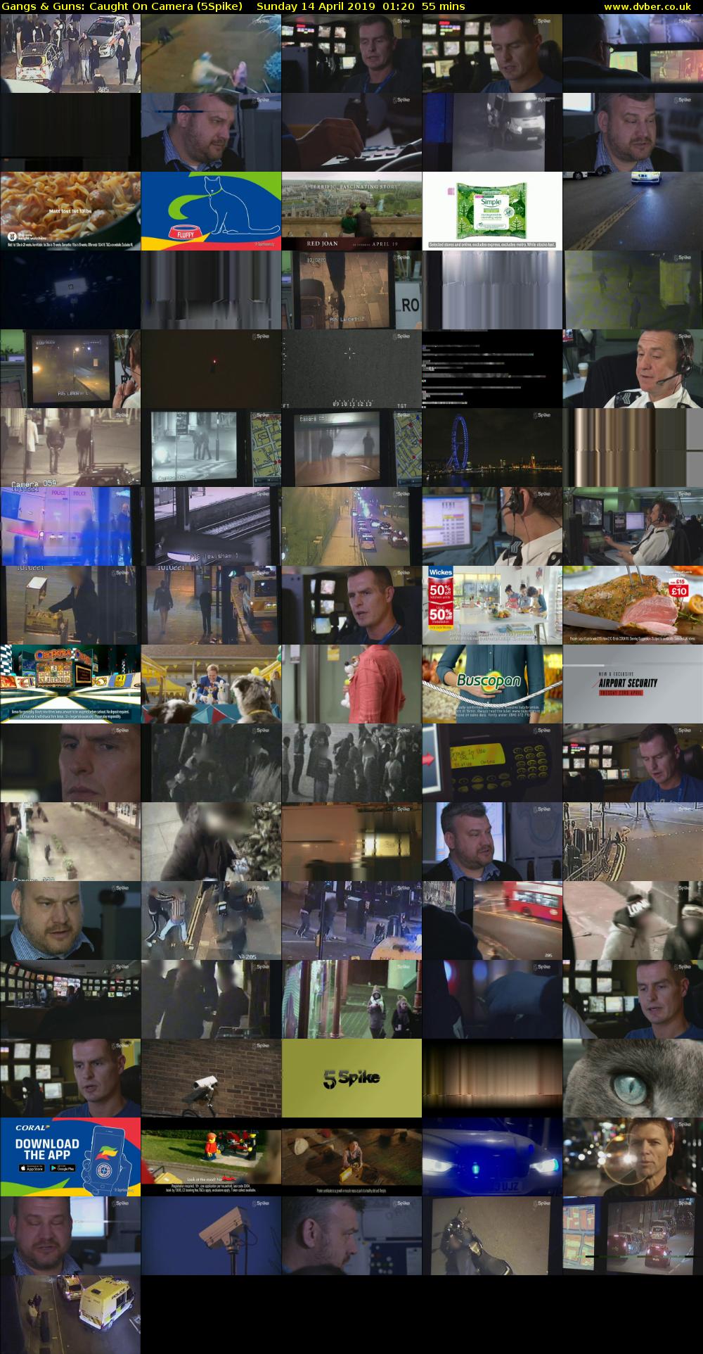 Gangs & Guns: Caught On Camera (5Spike) Sunday 14 April 2019 01:20 - 02:15
