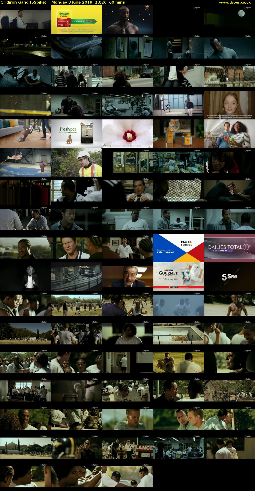 Gridiron Gang (5Spike) Monday 3 June 2019 23:20 - 00:20
