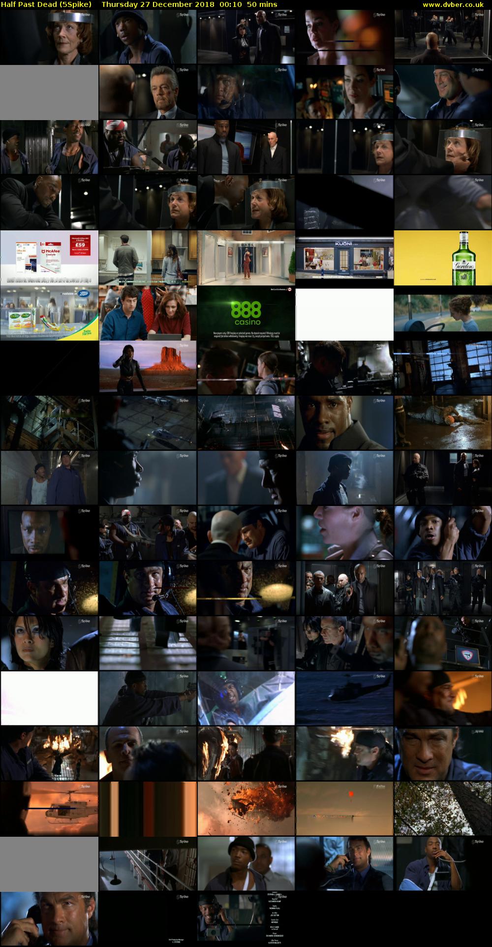 Half Past Dead (5Spike) Thursday 27 December 2018 00:10 - 01:00