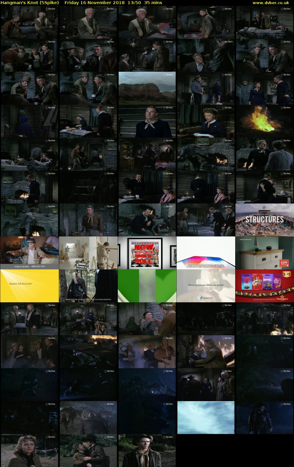 Hangman's Knot (5Spike) Friday 16 November 2018 13:50 - 14:25