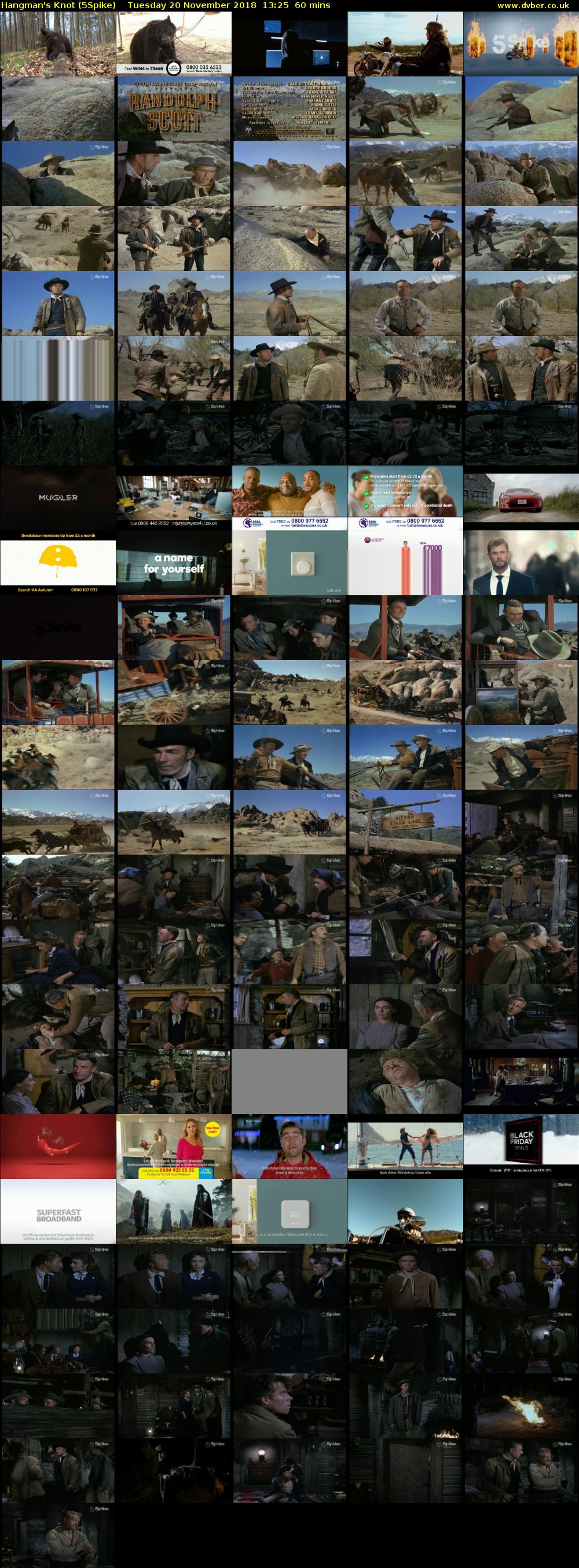 Hangman's Knot (5Spike) Tuesday 20 November 2018 13:25 - 14:25