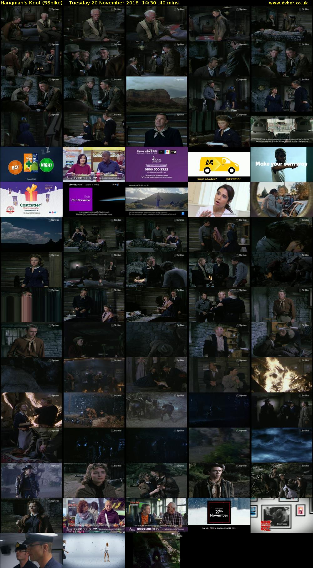 Hangman's Knot (5Spike) Tuesday 20 November 2018 14:30 - 15:10