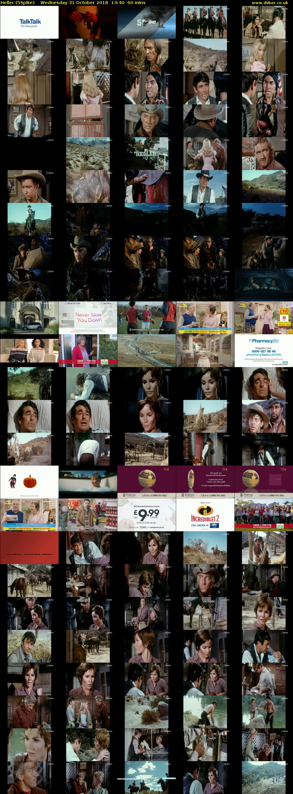 Heller (5Spike) Wednesday 31 October 2018 13:40 - 14:40