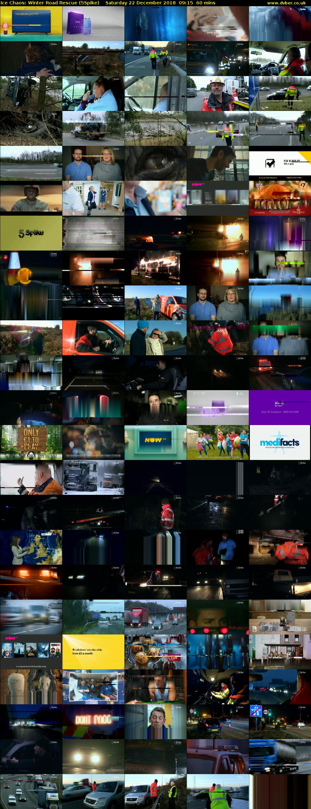 Ice Chaos: Winter Road Rescue (5Spike) Saturday 22 December 2018 09:15 - 10:15