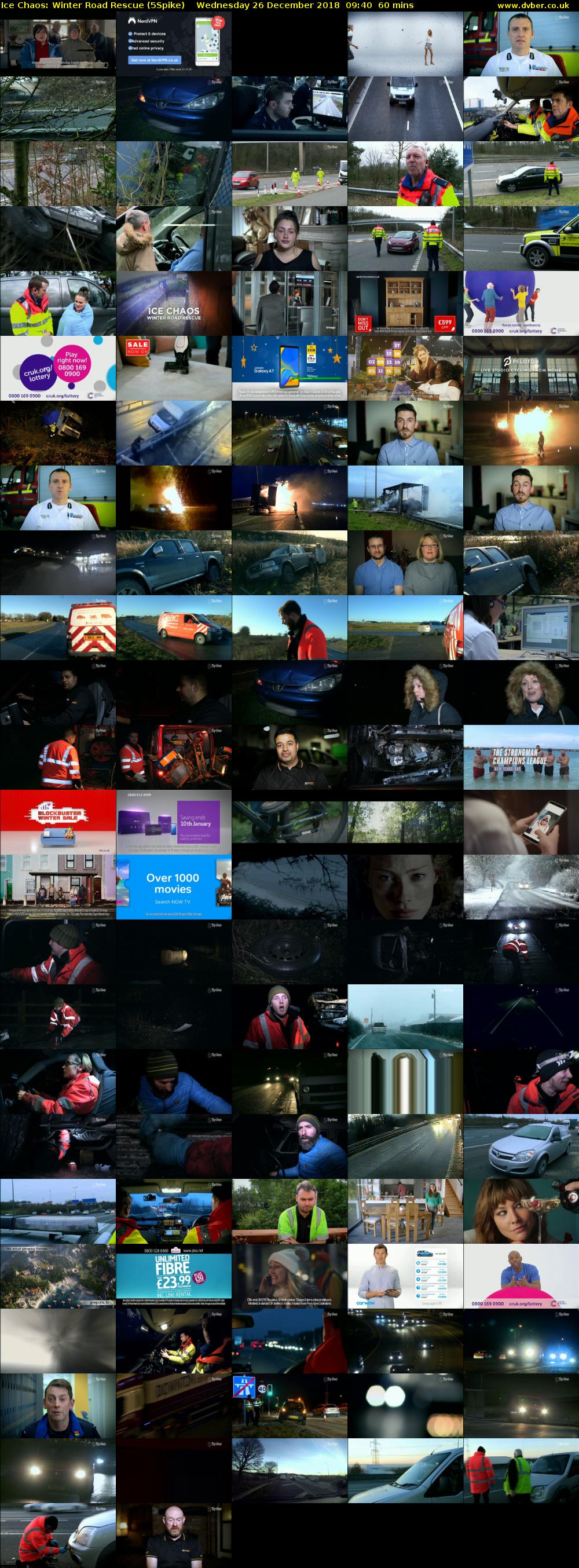 Ice Chaos: Winter Road Rescue (5Spike) Wednesday 26 December 2018 09:40 - 10:40