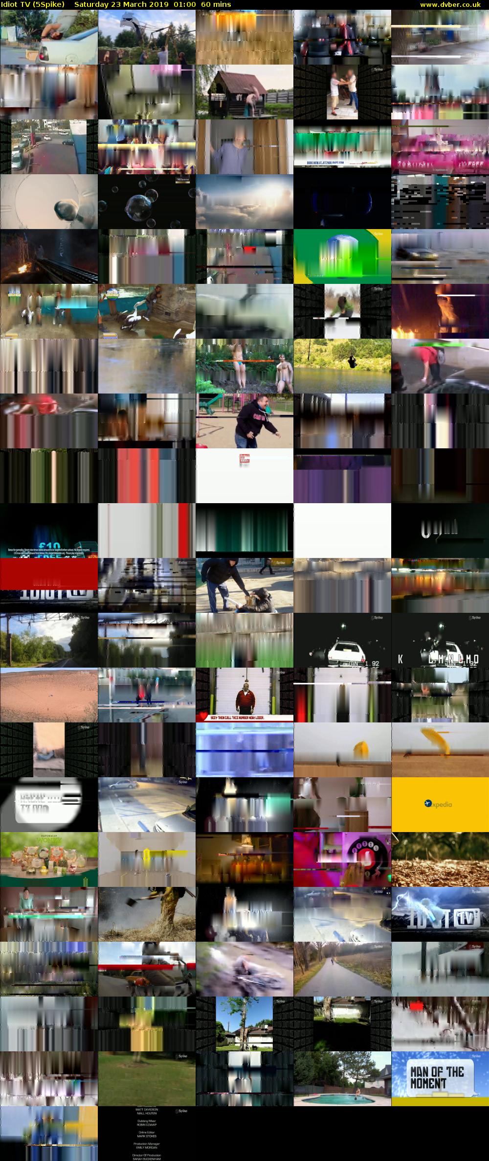Idiot TV (5Spike) Saturday 23 March 2019 01:00 - 02:00