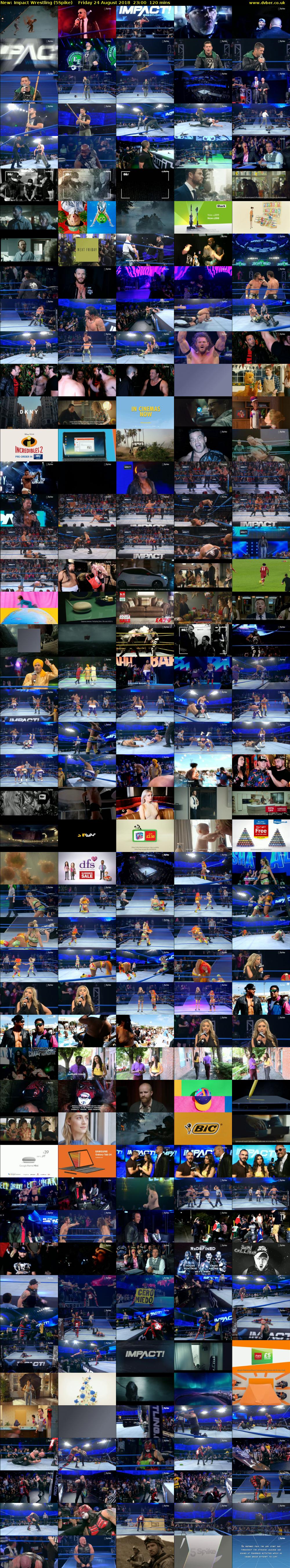 Impact Wrestling (5Spike) Friday 24 August 2018 23:00 - 01:00