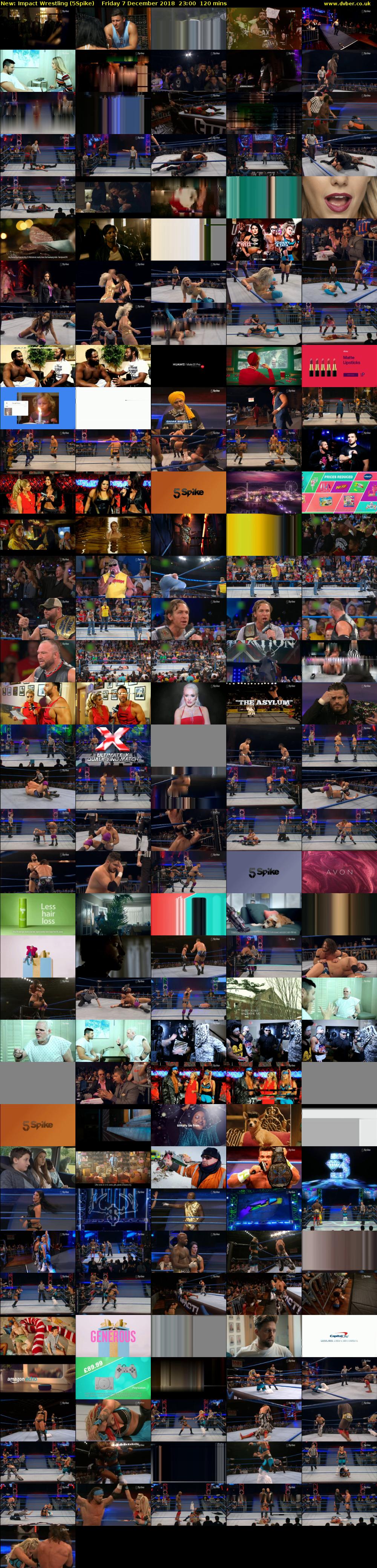 Impact Wrestling (5Spike) Friday 7 December 2018 23:00 - 01:00