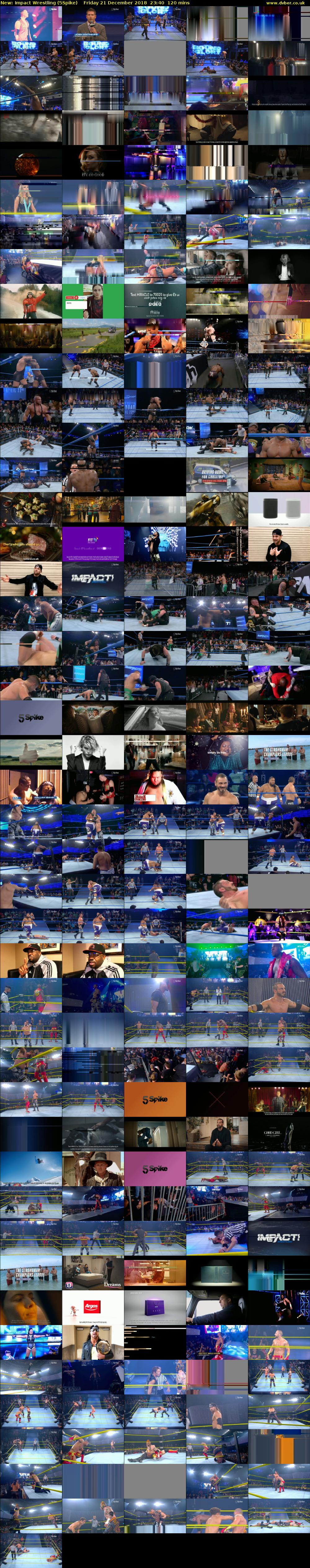 Impact Wrestling (5Spike) Friday 21 December 2018 23:40 - 01:40