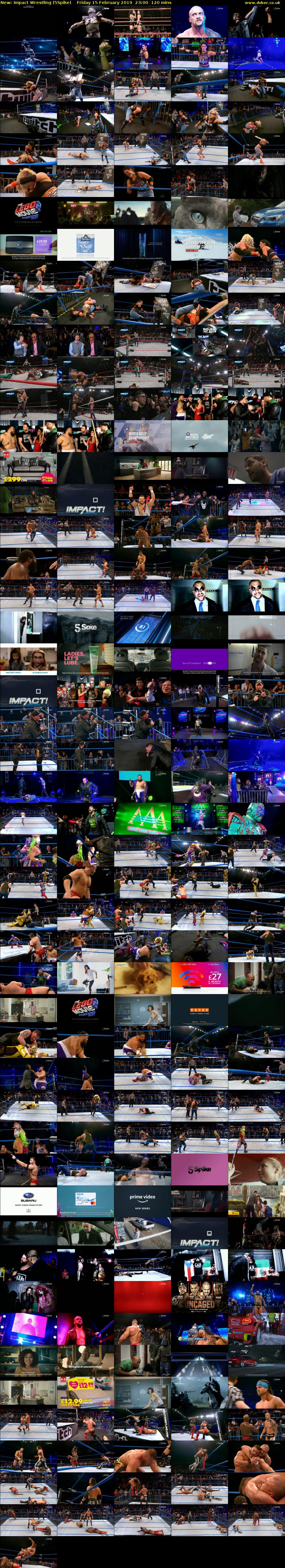 Impact Wrestling (5Spike) Friday 15 February 2019 23:00 - 01:00