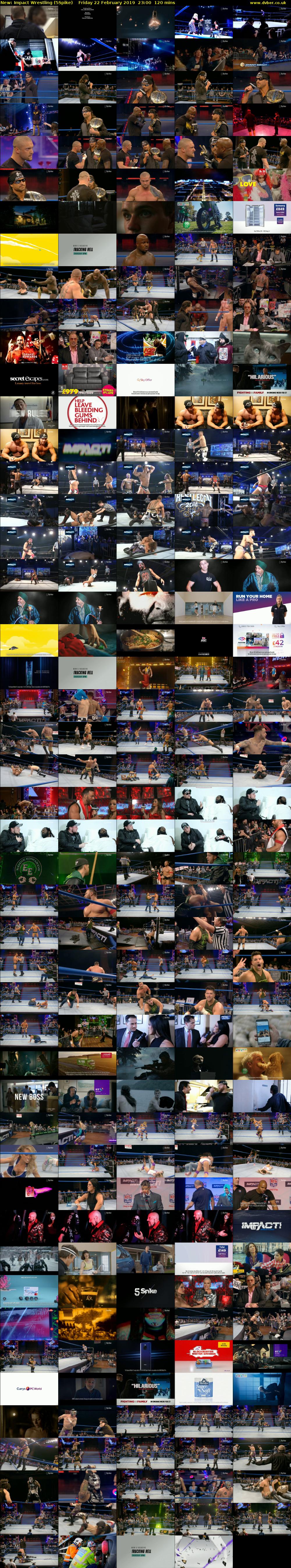 Impact Wrestling (5Spike) Friday 22 February 2019 23:00 - 01:00