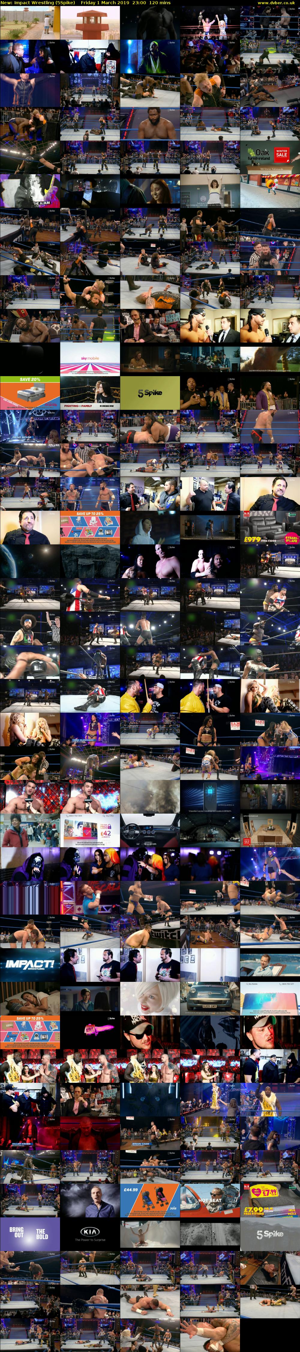 Impact Wrestling (5Spike) Friday 1 March 2019 23:00 - 01:00