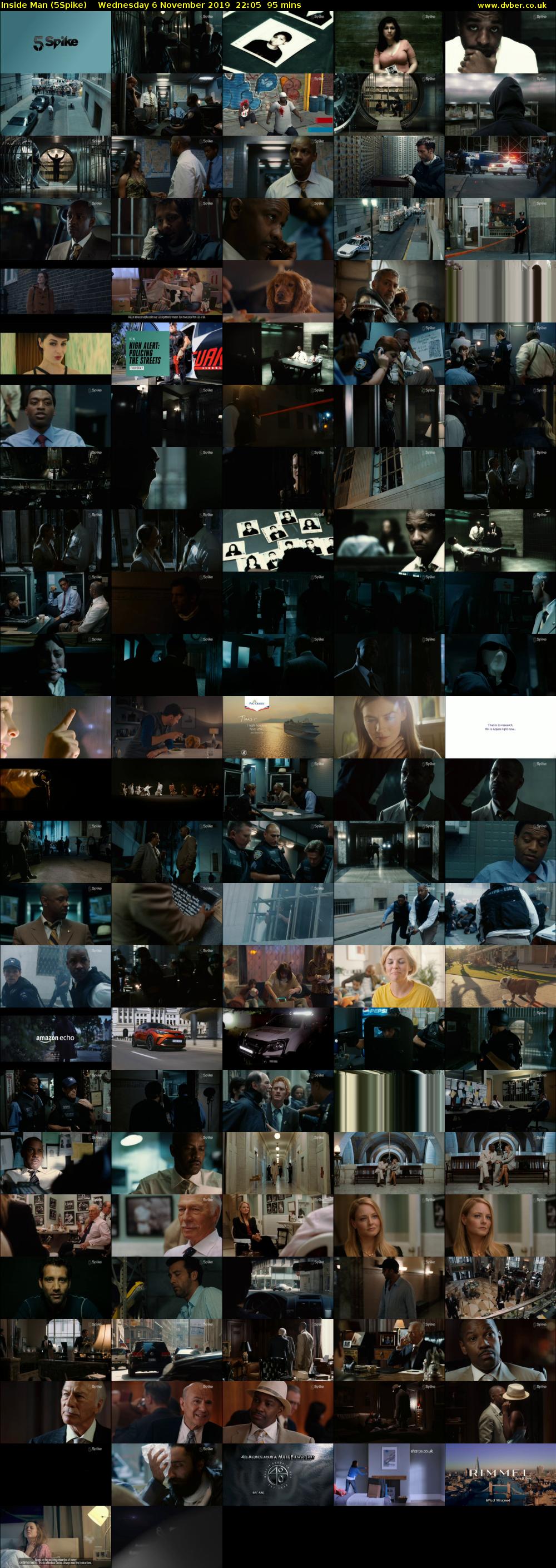 Inside Man (5Spike) Wednesday 6 November 2019 22:05 - 23:40