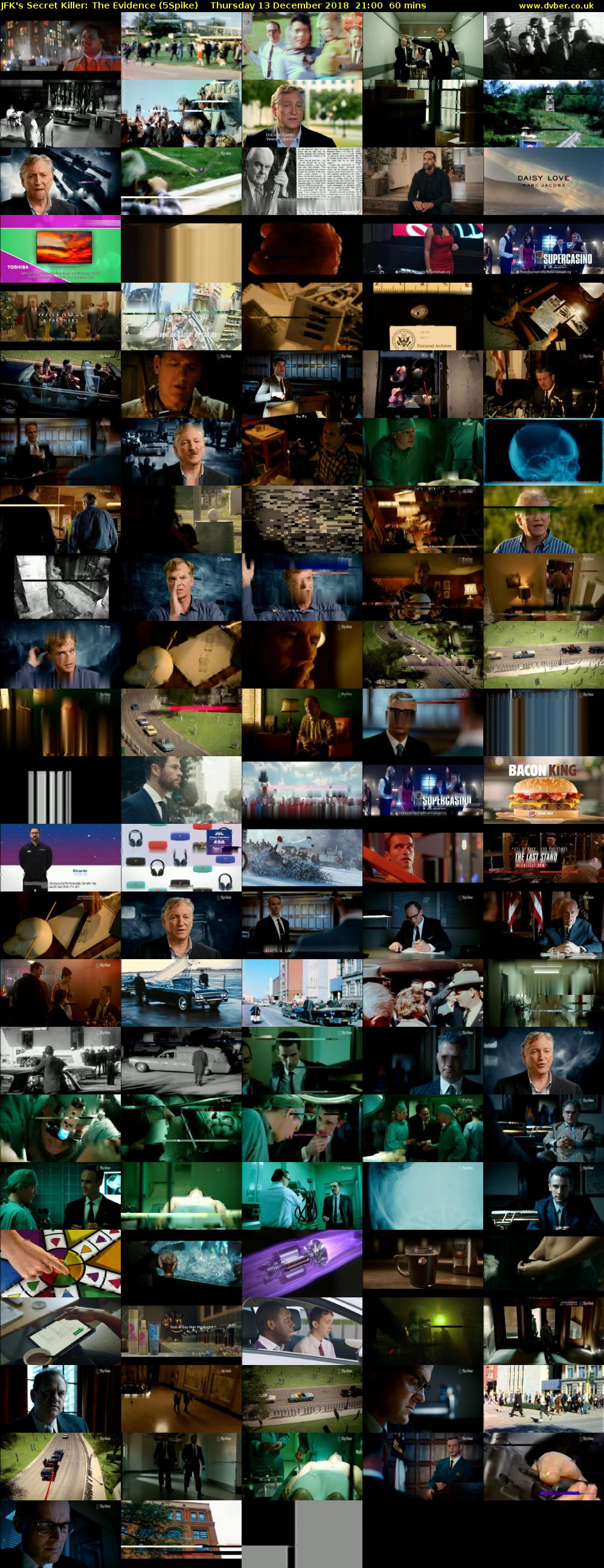 JFK's Secret Killer: The Evidence (5Spike) Thursday 13 December 2018 21:00 - 22:00