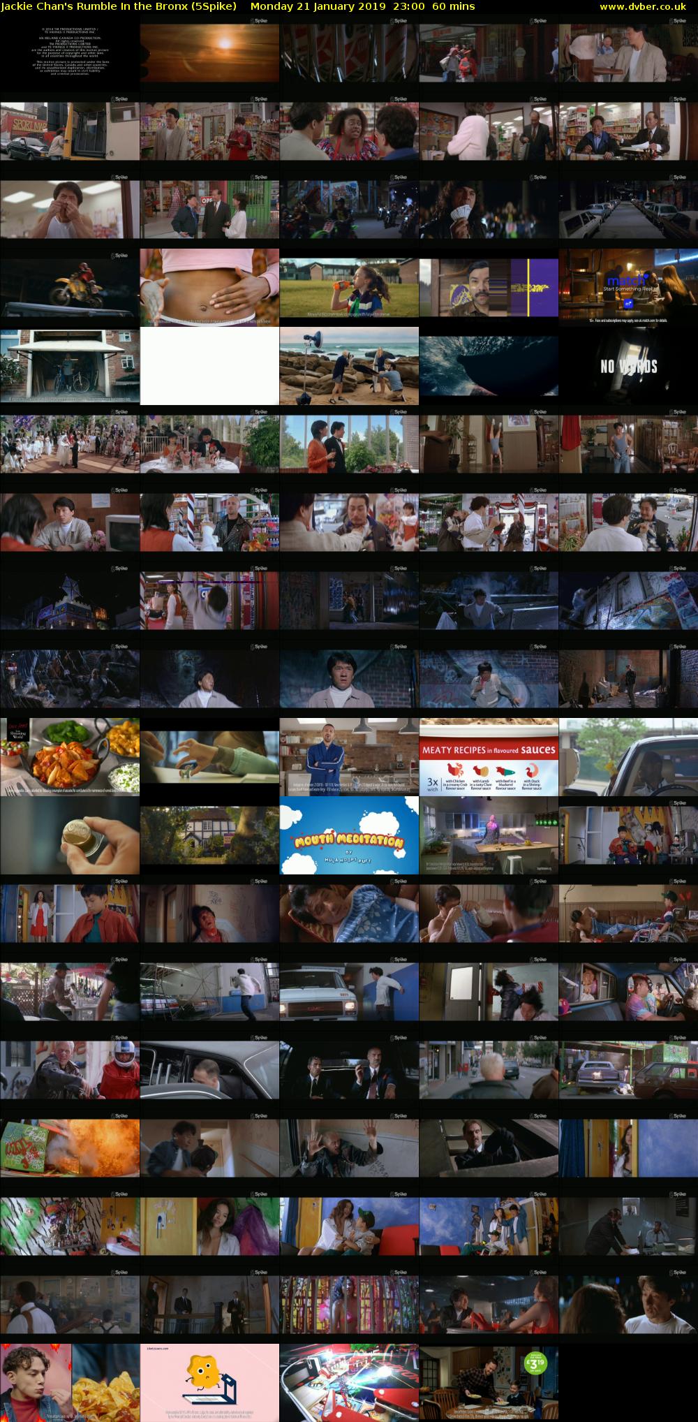 Jackie Chan's Rumble In the Bronx (5Spike) Monday 21 January 2019 23:00 - 00:00