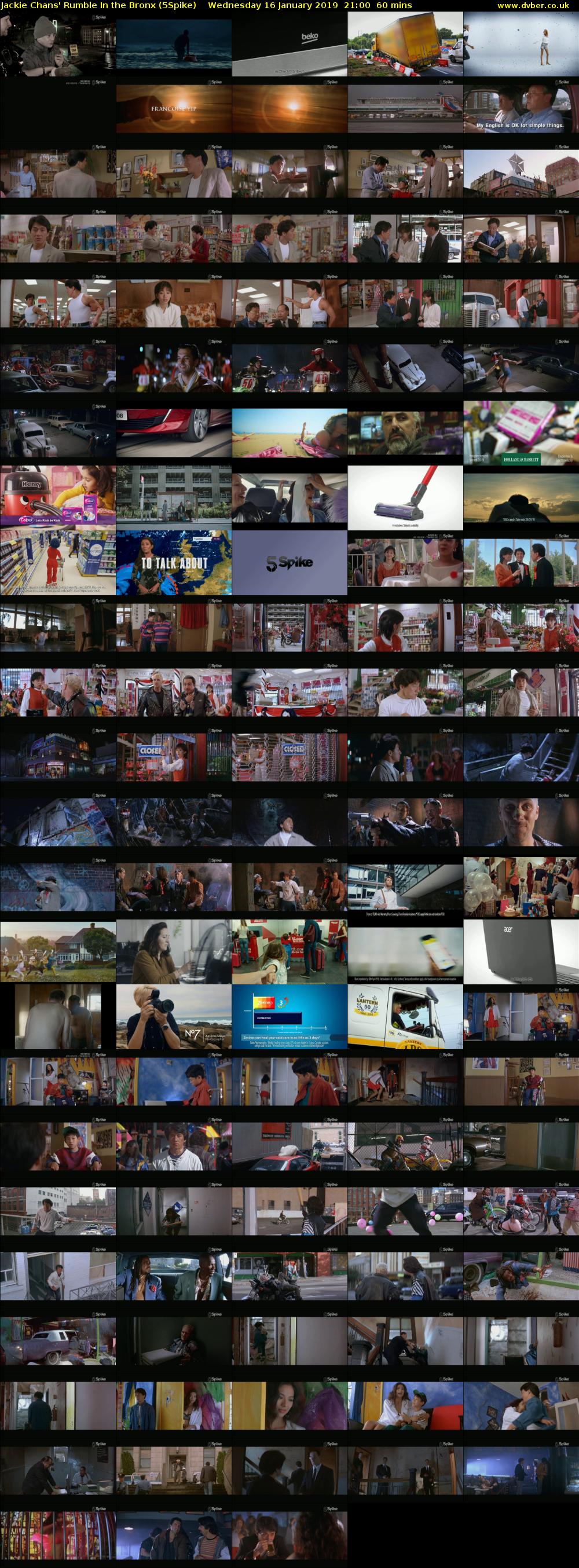 Jackie Chans' Rumble In the Bronx (5Spike) Wednesday 16 January 2019 21:00 - 22:00