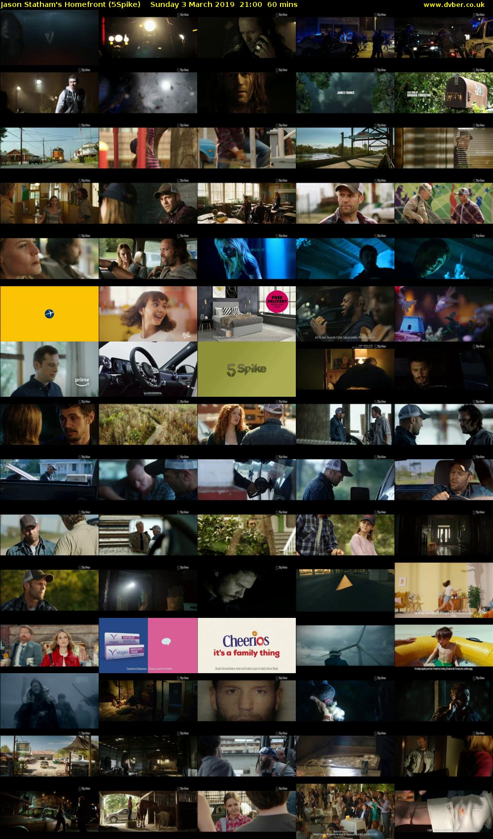 Jason Statham's Homefront (5Spike) Sunday 3 March 2019 21:00 - 22:00