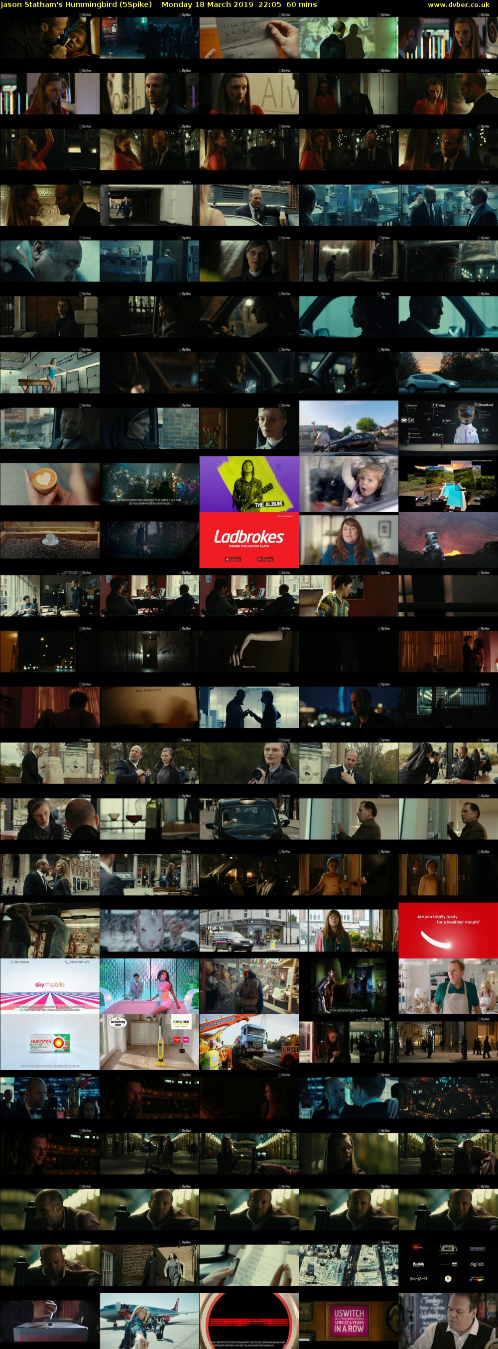 Jason Statham's Hummingbird (5Spike) Monday 18 March 2019 22:05 - 23:05