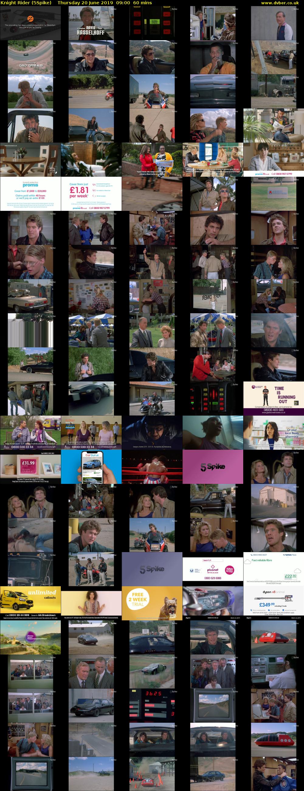 Knight Rider (5Spike) Thursday 20 June 2019 09:00 - 10:00